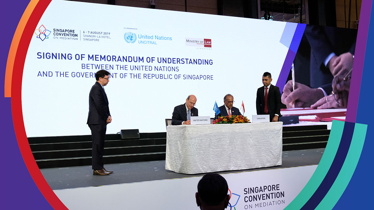 Singapore Convention on Mediation Signing Ceremony